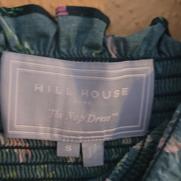 Hill House Teal Floral Midi Dress - Picture 2 of 10